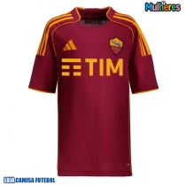 Camisa de Futebol AS Roma Matias Soule #18 Equipamento Principal Mulheres 2025-26 Manga Curta